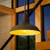 Home Decorators Collection HDP99215 14" Lámpara Colgante Exterior Negra Bell Ridge | MiOfertas
