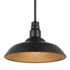 Home Decorators Collection HDP99215 14" Lámpara Colgante Exterior Negra Bell Ridge | MiOfertas