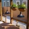 Home Decorators Collection HDP99215 14" Lámpara Colgante Exterior Negra Bell Ridge | MiOfertas