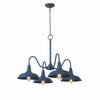 Home Decorators Collection HDP99225BLU 30" Candelabro Exterior Azul de 4 Luces | MiOfertas