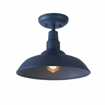 Home Decorators Collection HDP99200BLU 14" Lámpara Semi-Empotrada Azul Bell Ridge | MiOfertas