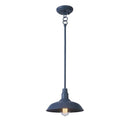 Bell Ridge 10 in. 1-Light Blue Outdoor Mini Pendant - 1008480661