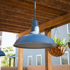Home Decorators Collection HDP99220BLU 18" Lámpara Colgante Exterior Azul | MiOfertas