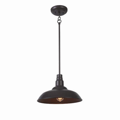 Home Decorators Collection HDP99215BRN 14" Lámpara Colgante Exterior Bell Ridge Café | MiOfertas