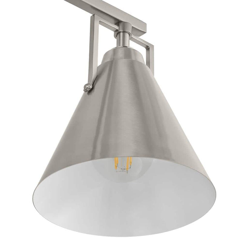 Home Decorators Collection 4000304-962 Lámpara de Tocador Insdale Níquel Cepillado