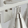 Home Decorators Collection 4000304-962 Lámpara de Tocador Insdale Níquel Cepillado