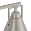 Home Decorators Collection 4000304-962 Lámpara de Tocador Insdale Níquel Cepillado
