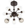 Hampton Bay KSF8103AM-01/DB 32" Lámpara Colgante Isla Bronce Oscuro Vidrio Semillado — imagen 3