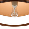 Hampton Bay HDP99185BRN 24" Lámpara de Tocador Kelford de 3 Luces Café — imagen 1