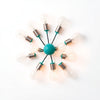 Hampton Bay HDP99180TEAL 18" Lámpara de Tocador de 2 Luces Teal — imagen 3