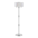 Atherton 60 in. Chrome Floor Lamp with Crystal Shade- 1008848820