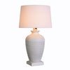 Parkwood 29.5 in. Cream Outdoor/Indoor Table Lamp with Off-White Fabric Shade- 1008257174 | HDP06524 | MiOfertas