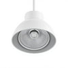 Hampton Bay HD5887E5 13" Lámpara de Techo Empotrada Plateada con Pantalla de Ratán Blanco — imagen 1