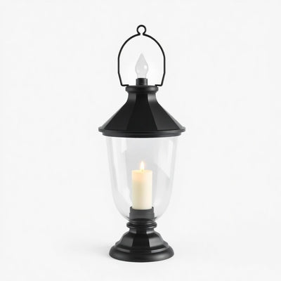 Hampton Bay KH-001L-CH Candelabro Winfield Cromado con Jaula Geométrica — imagen 1
