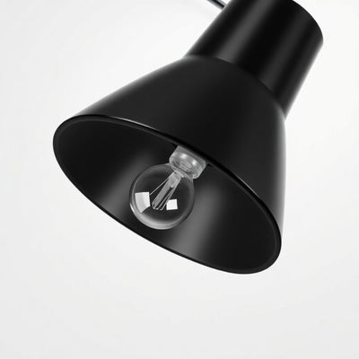 Hampton Bay HD5887E4 13" Lámpara de Techo Empotrada Negra Mate con Pantalla de Ratán — imagen 1