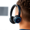 SonidoLab HBSTUDIORGRYBLU4-SL Vibe Junior Over-Ear Headphones (Graphite / Blue) — imagen 3