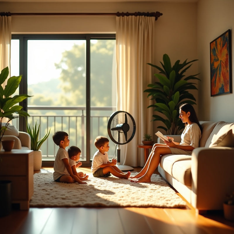 POLAR AIRE VF-9PB 9" Ventilador de Caja de 3 Velocidades (Blanco) — miofertas.com.mx