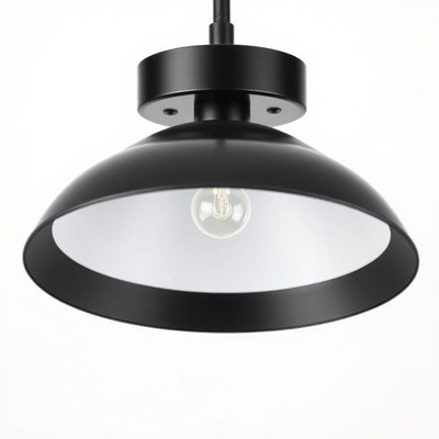 Hampton Bay C6058-BK 13" Lámpara de Techo Empotrada Negra con Cuentas — imagen 1