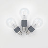 Hampton Bay HDP99175GRN 35" Lámpara de Isla Kelford de 3 Luces Gris — imagen 3