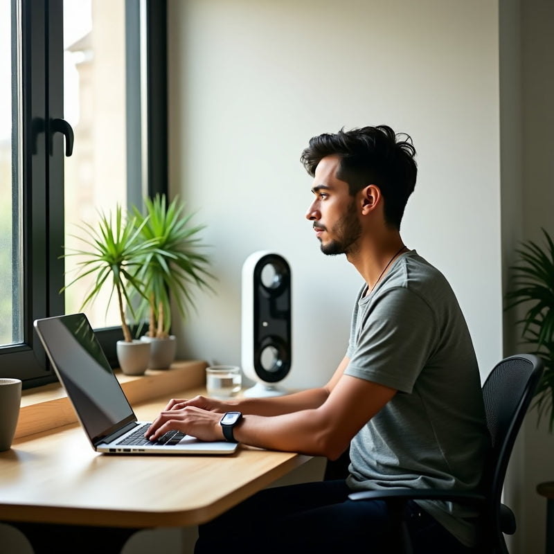 VORNADO FLIPPI V10SG 5" Ventilador Personal Oscilante Storm Gray — miofertas.com.mx