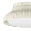 Home Decorators Collection HD8012A1 12.13" Lámpara de Techo Crema Brillante con Pantalla Opal | MiOfertas