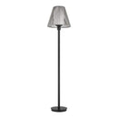 Aspenwood 61.5 in. Gray and Black Outdoor/Indoor Floor Lamp- 1008380598