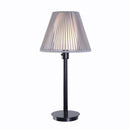 Aspenwood 27.5 in. Gray/Black Outdoor Table Lamp- 1008380574