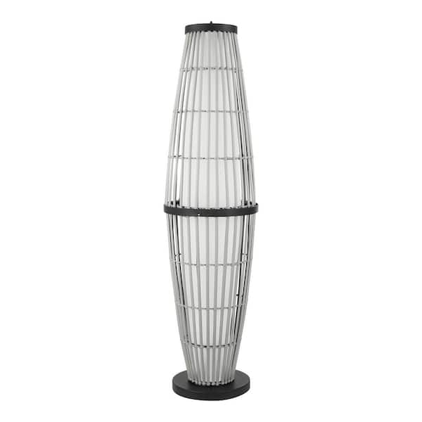 Ryland 51 in. Gray Outdoor/Indoor Floor Lamp- 1008257622