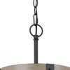 Hampton Bay KZH8903AX-01/GW Lámpara Colgante Exterior Collier 3 Luces Madera Negro/Gris | MiOfertas