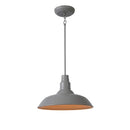 Bell Ridge 18 in. 1-Light Grey Outdoor Mini Pendant - 1008480517