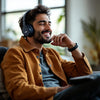 JLab HASTUDIORGRYBLU4 Audio Studio On-Ear Headphones, Blue/Gray | MiOfertas