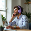 SonidoLab HBGWRKPOPRLLC4-SL Vibe Chroma On-Ear Headset (Lilac) | MiOfertas
