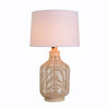 Palmdale 29 in. Outdoor/Indoor Light Brown and Natural Table Lamp- 1008380891 | HDP06662BRNAT | MiOfertas