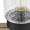 Hampton Bay KTA1704AX-02 Lámpara Colgante Exterior Negra Mate 4 Luces | MiOfertas