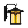 Home Decorators Collection HD0547A 9.13" Farol de Pared Exterior Tiffany Negro Mate | MiOfertas