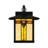 Home Decorators Collection HD0547A 9.13" Farol de Pared Exterior Tiffany Negro Mate | MiOfertas