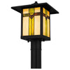 Home Decorators Collection HD0547D Lámpara Poste Exterior Negra Resistente | MiOfertas