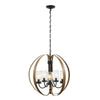 Home Decorators Collection 28250 Lámpara Colgante Exterior Ellena 5 Luces Negro Mate | MiOfertas