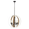Home Decorators Collection 28250 Lámpara Colgante Exterior Ellena 5 Luces Negro Mate | MiOfertas