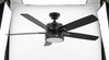 Hampton Bay SW22008GD 56" Ventilador de Techo LED Dorado con Aspas Reversibles | MiOfertas