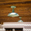 Home Decorators Collection HDP99195TEAL 10" Lámpara Semi-Empotrada Teal | MiOfertas