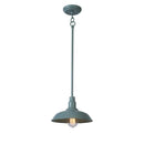 Bell Ridge 10 in 1-Light Teal Outdoor Mini Pendant - 1008480679