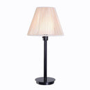 Aspenwood 27. 5 in. White and Black Outdoor/Indoor Table Lamp- 1008380901