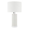 Maplebrook 27. 5 in. White Outdoor/Indoor Round Table Lamp- 1008380856 | HDP06585WH | MiOfertas